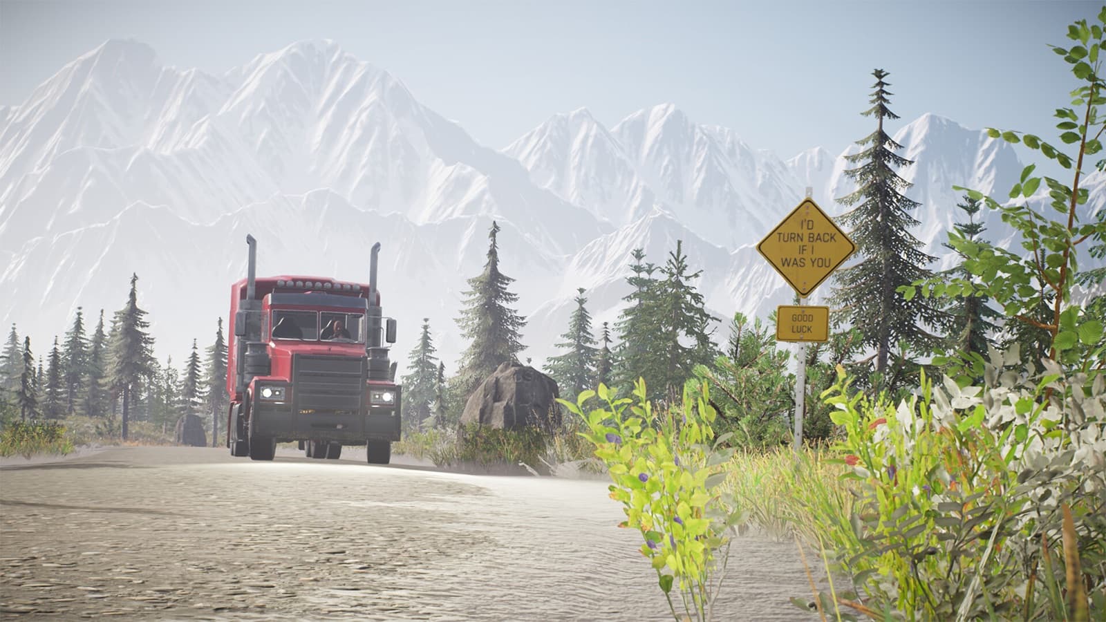 Alaskan Road Truckers — marketing gry na Steam — 2
